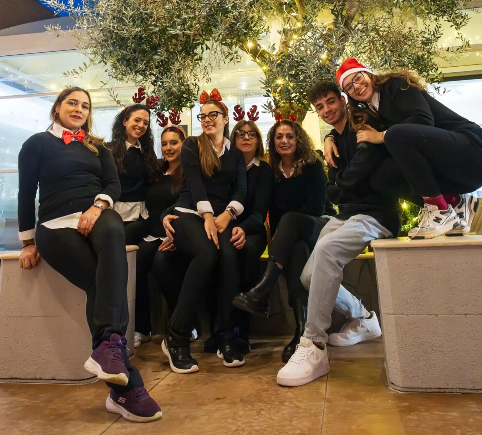 Il team del Bar Arcate Café